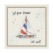 Trademark Fine Art 'Coastal Buoys III' Canvas Art by Anne Tavoletti