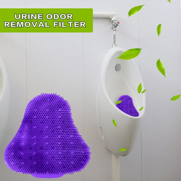 Filtro desodorizante para inodoro y alfombrillas con fragancia para urinarios | Paquete de 10 discos eliminadores de olores para baños masculinos | 15 x 15 cm