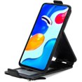 thumbnail image 4 of Zipper Wallet Case for Xiaomi Redmi Note 11 4G with Card Holder Slot, PU Leather Adjustable Kickstand Flip Handbag Phone Cover for Xiaomi Redmi Note 11/Redmi Note 11S SDLL Black, 4 of 14