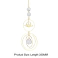 thumbnail image 2 of Campanas De Viento Crystal Light Catcher Circular Star Prismas de metal Colgante para regalos familiares (A) Likrtyny Libre de BPA, 2 of 8
