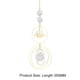thumbnail image 3 of Campanas De Viento Crystal Light Catcher Circular Star Prismas de metal Colgante para regalos familiares (A) Wdftyju Libre de BPA, 3 of 4