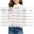 thumbnail image 3 of Girls Mock Neck Loose Knit Sweaters Kids Long Sleeve Warm Cute Fashion Pullover Tops 4-12 Years Khaki 11-12 Years, 3 of 6