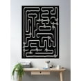 thumbnail image 2 of Quiz Test Rope Maze Poster Wall Art, Modern Wall Decor For Living Room Bedroom, 12x18 UNFRAMED, 2 of 3
