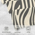 thumbnail image 5 of Yayeee 2 Pack Hand Towels for Bathroom 100% Cotton 16" x 28" Soft Absorbent Kitchen Towel, Black Lines, 5 of 7