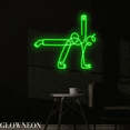 thumbnail image 2 of Glowneon Yoga Pose Line Art For Yoga Club Neon Led Light, Wall Decor, 2 of 5