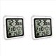 thumbnail image 1 of 2X Reloj de Pared Grande para Baño, Resistente Al Agua, para Encimera de Baño, Medidor de Humedad y Temperatura A Prueba de Humedad, Reloj con Ventosa, 1 of 5