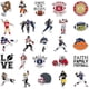 thumbnail image 3 of Football Sports Waterproof Stickers for Kids,50pcs Pack Aesthetic Sticker for Water Bottles Laptop iphone Notebooks Computer Skateboard Bicycle Helmet, 3 of 4