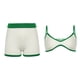 thumbnail image 4 of Conjunto de dos piezas para mujer, ropa de dormir, ropa de calle, traje de playa de verano, cintura alta, pantalones cortos S, 4 of 9