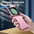 thumbnail image 4 of Designed for Samsung Z Flip 5 Heavy Duty Case, Protection Shockproof Dropproof Dustproof Anti-Scratch Phone Case Cover for Samsung Z Flip 5 Heavy Duty Case, Pink, 4 of 8