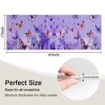 thumbnail image 5 of Purple Butterfly Flower Pattern Kitchen Rug Mat,Kitchen Runner Rugs Non Skid Washable,Decorative Kitchen Floor Mats for Kitchen,Sink,Laundry,17"X47", 5 of 5