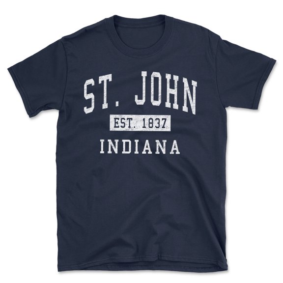St. John Indiana Classic Established Men's Cotton T-Shirt