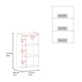 thumbnail image 7 of Wall Cabinet, 36" H, 3 Shelves, White for Small Kitchens, Storage Solutions, 7 of 7