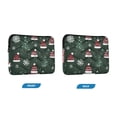 thumbnail image 7 of FORMRS 15"-15.6" Laptop Sleeve Protective Case Soft Carrying Quilted Computer Bag Cover, Green Christmas Hats, 7 of 7