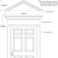 thumbnail image 7 of Ekena Millwork 38"W x 25-3/4"H x 2-3/4"P Half Round 3 Spoke Architectural Grade PVC Combination Pediment, 7 of 7