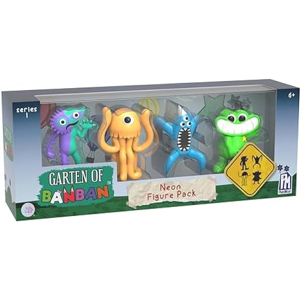 PhatMojo Garten of Banban Series 1 Figure Pack, Includes Banban