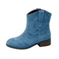 thumbnail image 3 of Taqqpue Women Ankle Booties Women's Middle Ankle Boots Short Boots Casual Shoes for Women, 3 of 9