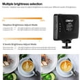 thumbnail image 3 of Commlite CM-L50II LED Video Camera Light, 50 LED 5700-6000K Dimmable Mini Panel Light Holder for Smartphones and Cameras, fit Canon, Sony, Nikon, iPhone, Samsung, Huawei and More, 3 of 7
