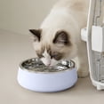 thumbnail image 6 of onlyliua 304 Stainless Steel Slow Feeder Pet Bowl Anti-Choke Non-Tip Raised Dog Cat Food Water Dish Dishwasher Safe Durable Rust-Resistant Design For Small To Medium Pets Slow Feeder Bowl, 6 of 6