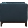 thumbnail image 4 of Modern Contemporary Urban Design Living Lounge Room Armchairs ( Set of Two), Navy Blue, Fabric, 4 of 5