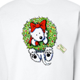 thumbnail image 3 of Inktastic Wreath Wrangler Westie Adult Sweatshirt, 3 of 4