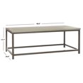 thumbnail image 4 of SAFAVIEH Alec Industrial Rustic Coffee Table, French Grey, 4 of 6
