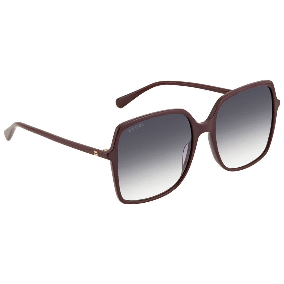 gucci blue square sunglasses