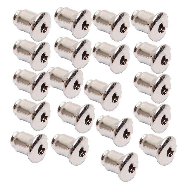 Granel 50 piezas Plata Cobre Metal Pendiente Tapones traseros Joyería
