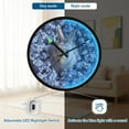 thumbnail image 5 of Indoor 12' Voice-Activated Luminous Decoration Wall Clock With LED Night Light Rabbit, 5 of 8