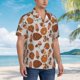 thumbnail image 3 of Fotbe Pinecone Autumn Pattern Camisa Hawaiana para Hombre Unisex – Camisa Casual de Verano con Botones de Manga Corta de Algodón y Lino,Medium, 3 of 7