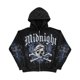 thumbnail image 3 of Sudadera vintage de moda para hombre y mujer, novedad de 2022, con estampado de letras y calaveras cruzadas, con cremallera, estilo gótico, informal, holgada, estilo Y2K, 3 of 5