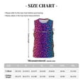 thumbnail image 4 of Naloa Leopard Neon Rainbow Gradient Basketball Jersey Reversible Men's Mesh Athletic Sports Shirts Training Practice S-4XLMedium, 4 of 6