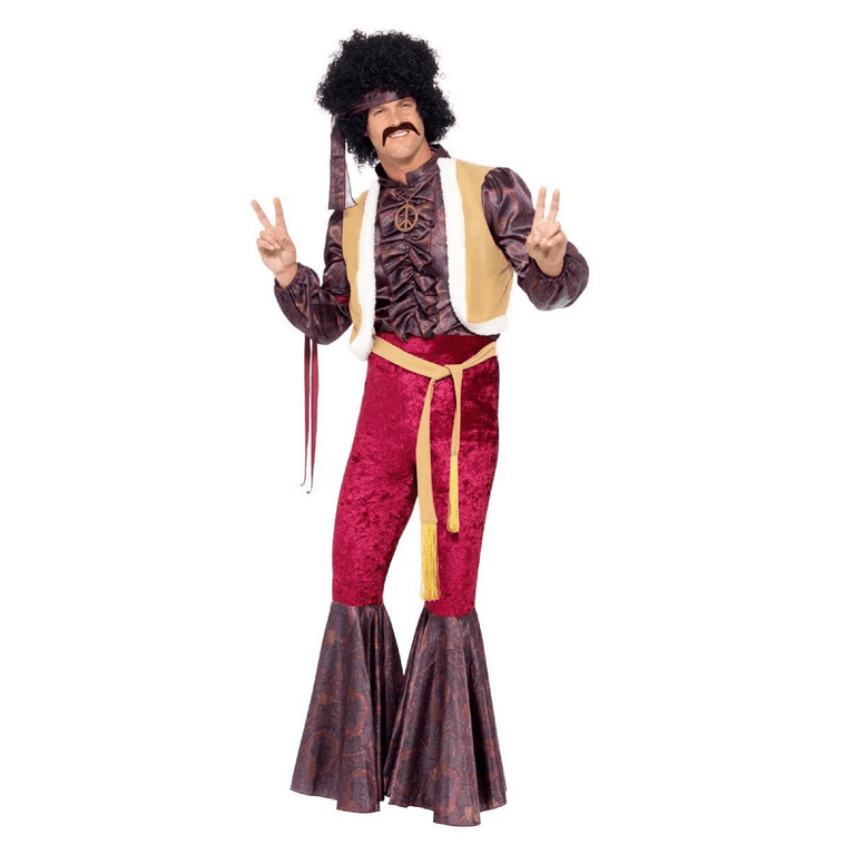70s Psychedelic Rocker Costume Adult Purple 70s Psychedelic Rocker Costume Adult Purple