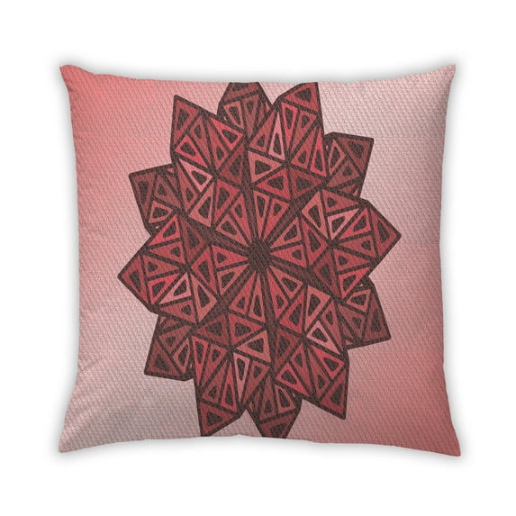 Ahgly Company Outdoor Square Contemporary Throw Pillow, 18 inch by 18 inch