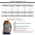 thumbnail image 3 of WEANT Summer Tops for Women 2024 4th Of July Casual Independence Day Button Down V Neck Short Sleeve Ladies Blouses Dressy Tee Shirts Fashion American Flag Outfits for Women Red 2XL, 3 of 5