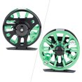 thumbnail image 2 of Lightweight Full Metal Left Right Handed Fly Ice Fishing Reel Replacement Tackle (Green-95mm), 2 of 8