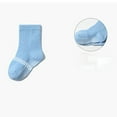 thumbnail image 6 of MXIEZI 6-Pair Boys Girls Ankle Crew Socks 0-7 Years Toddler Kids All-Season Cotton Socks, 6 of 9