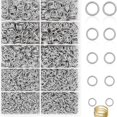 thumbnail image 5 of DIY jewelry accessories 4600 pieces of jewelry making set jump ring closed ring open ring ring jewelry accessories silver, 5 of 5
