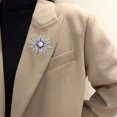 thumbnail image 3 of fuxzkrlz Sunflower Shape Brooch Pin for Women, Rhinestones Inlaid Brooch Pin for Dress, Coat, Shawl, Brooch Versatile Accessory for Mother, Wedding, 3 of 6