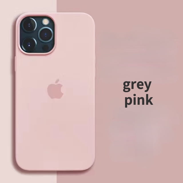 Funda De Silicona Líquida De Terciopelo Colorido Para iPhone 11 12 13 Pro Max