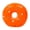 Orange, variant on Donut Shaped Squeaky Dog Toy, Colorful Soft Latex Pet Chew Toy for Teething Relief and Interactive Indoor Play, Squeaker Sound Simulation Donut Toy for Small Puppies and Cats - Yellow
