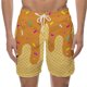 thumbnail image 2 of WILLBEST Pantalones Cortos Casuales para Hombre, Ideales para Nadar En La Playa y Hacer Ejercicio, con Un Elegante Diseño con Cordones y Estampado de Hielo Derretido para Cualquier Temporada., 2 of 5