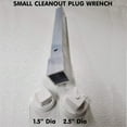 thumbnail image 2 of Sewer cleanout Plug Wrench 2"$$Garden &, 2 of 5