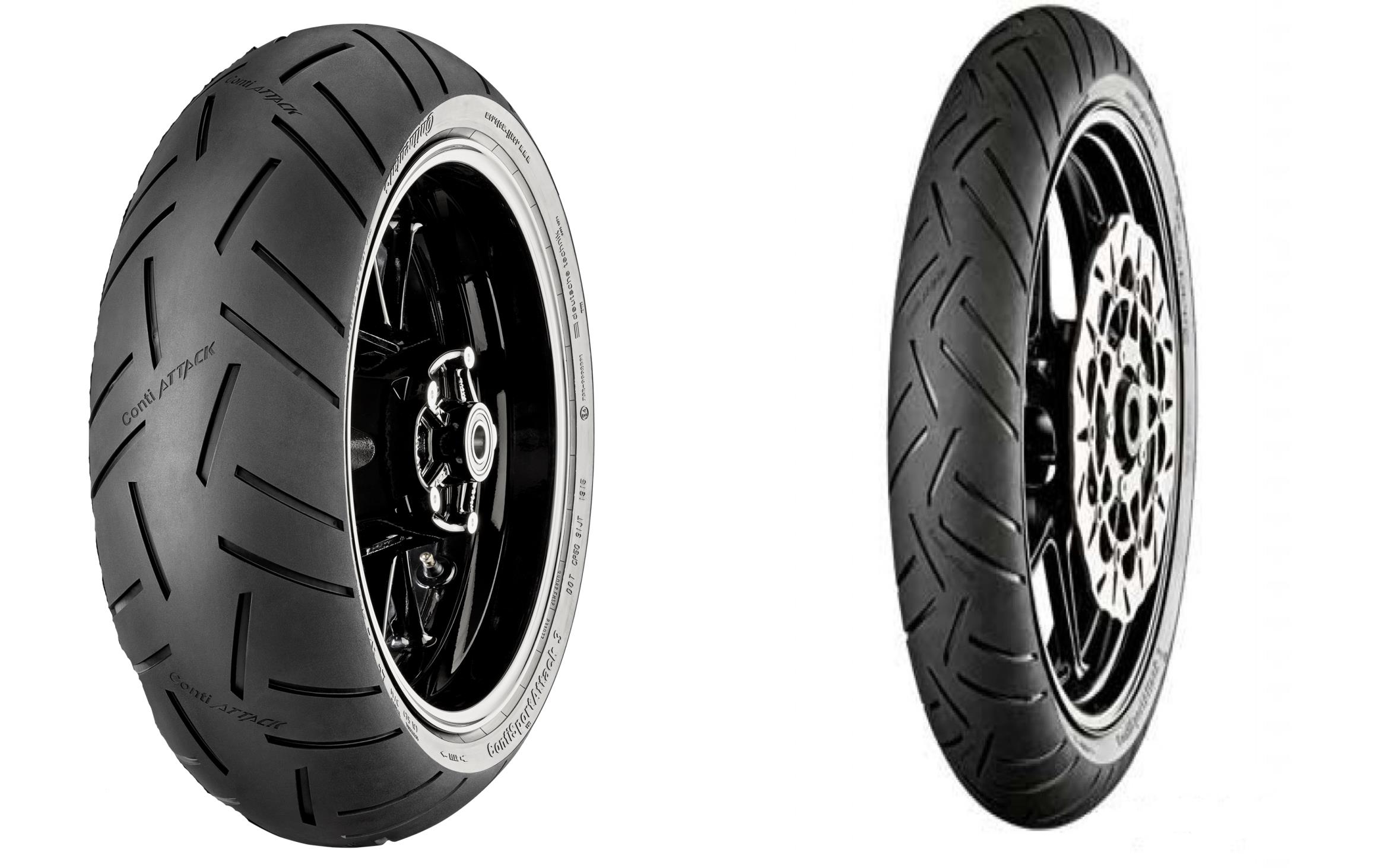 CONTINENTAL Sport Attack 3 Front & Rear Tire Set, 120/60ZR17 (55) & 150