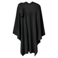 thumbnail image 6 of PULI Womens Large Cross Front Poncho Sweater Wrap Topper Knitted Elegant Shawls Cape for Fall Winter Black, 6 of 12