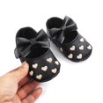 thumbnail image 3 of Owordtank Infant Baby Girl Mary Jane Flats Bow Non-Slip Soft Sole Princess Toddler First Walkers Sneaker Wedding Dress Shoes, 3 of 6