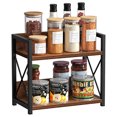 thumbnail image 2 of axGear Countertop Shelf Organizer 2 Tier Kitchen Spice Rack Office Table Organizer, 2 of 7