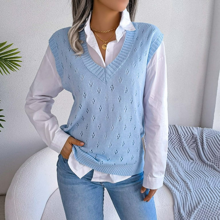 Fashion Casual Solid Pullovers V Neck Tops(7 Colors) Fashion Casual Solid Pullovers V Neck Tops(7 Colors)