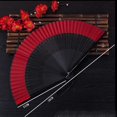 thumbnail image 5 of Eastern Wind Chinese Folding Fan Blue 21 Cm, 5 of 5