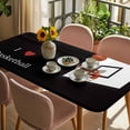 thumbnail image 3 of Basketball Table Cloths for 4 Foot Rectangle Tables, Modern Funny Minimalist Sports Patio Waterproof Elastic Fitted Tablecloths, Washable Rectangular Table Cover for Camping, 3 of 8