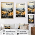 thumbnail image 4 of Designart "Countryside Misty Morning Collage II" Landscape & Nature Floater Framed Canvas Print, 4 of 7